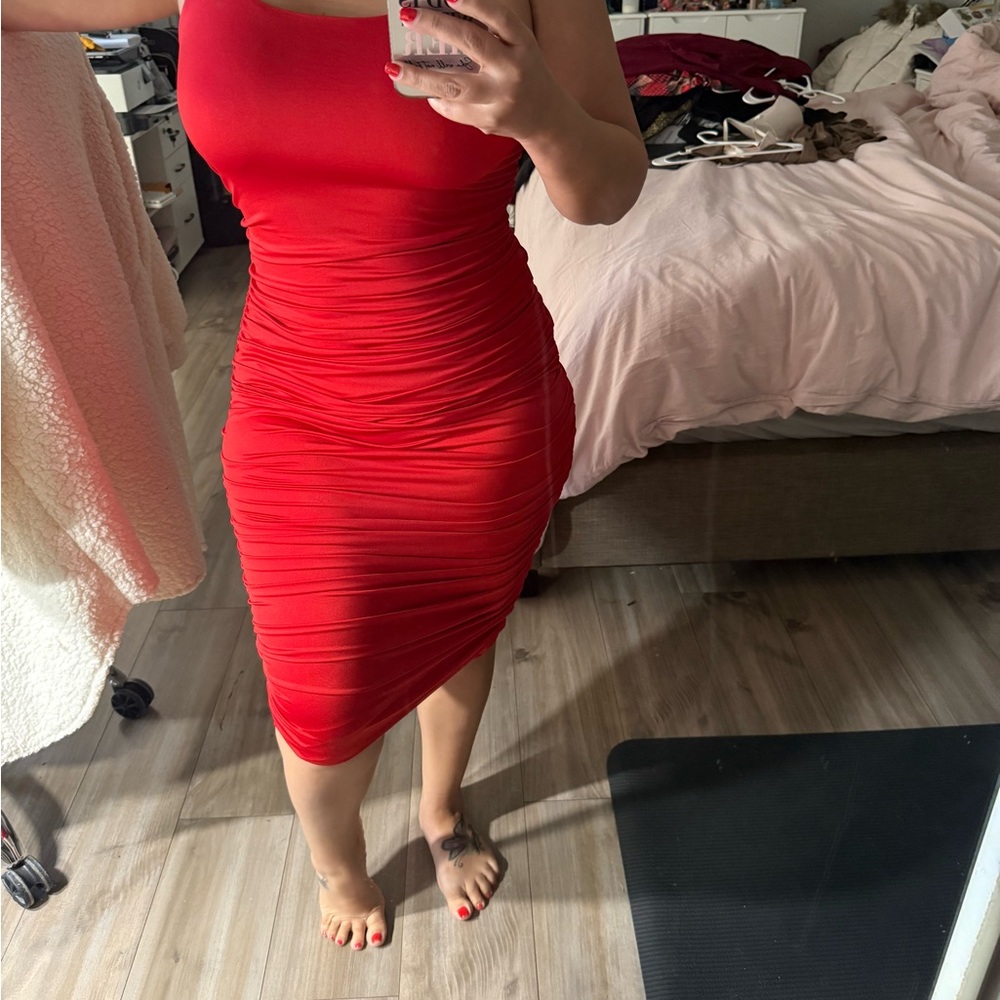 Red dress